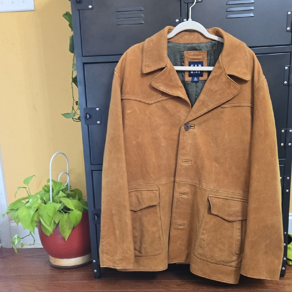 Men's GAP Leather Vintage Jacket XL